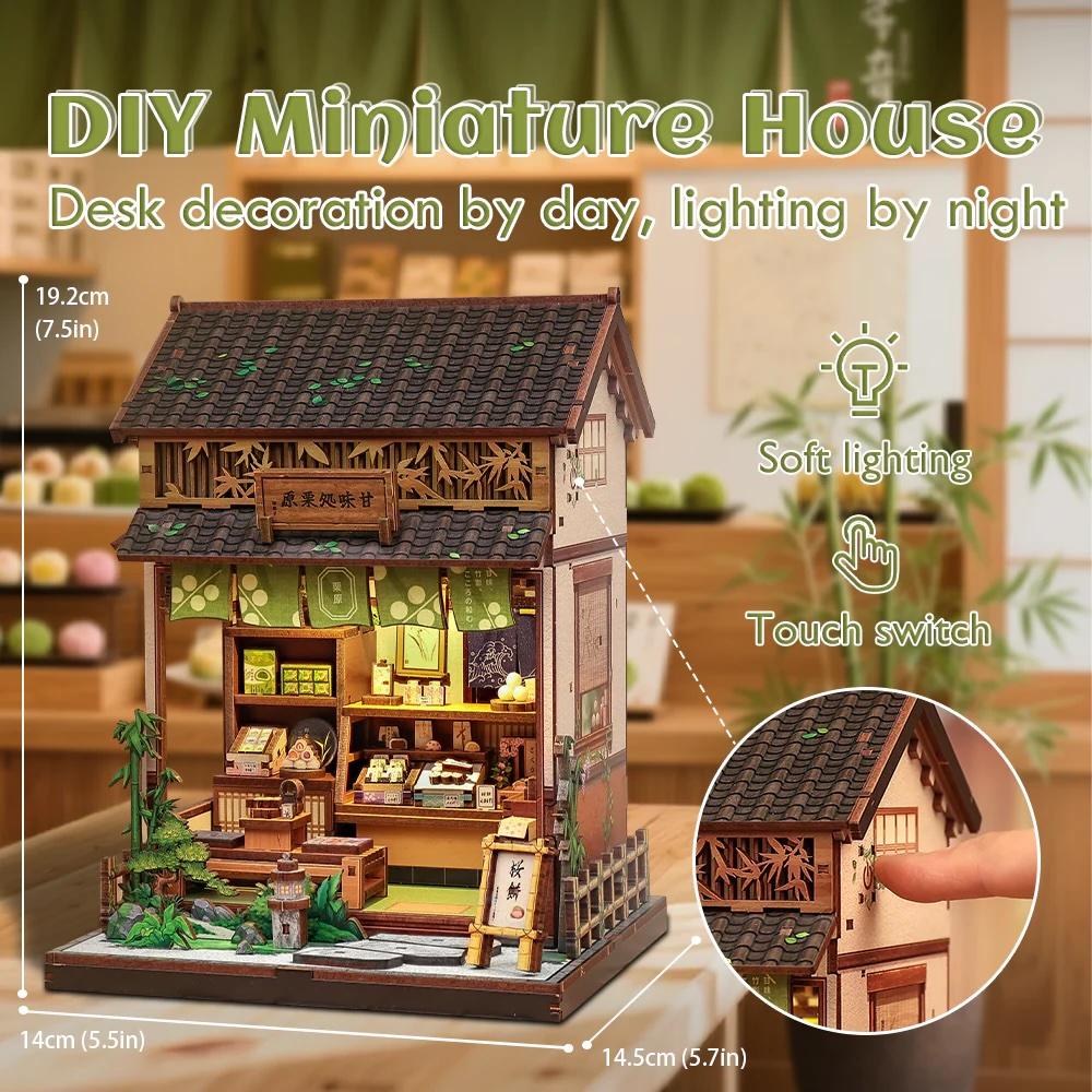 MINIATURE HOUSE - DIY Kanmi-Dokoro Kurihara - 227pc + LED Light