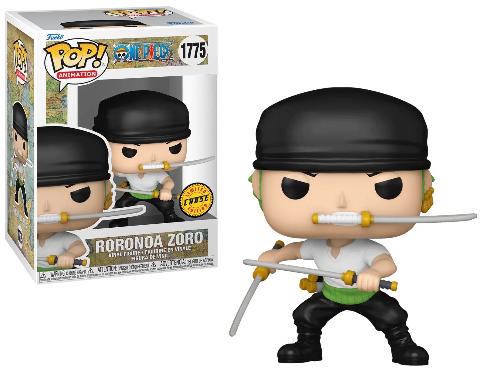 ONE PIECE – POP Animation Nr. 1775 – Zorro mit Chase