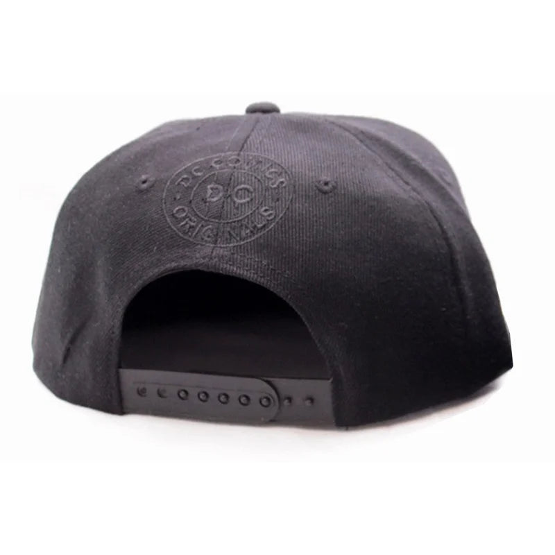 SUPERMAN - DC Comics Logo Snapback Cap - Schwarz