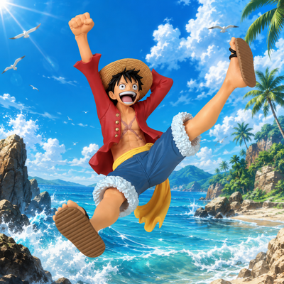 One Piece Figur Monkey D. Luffy Vol. 2 Romance Dawn | Banpresto 15 cm