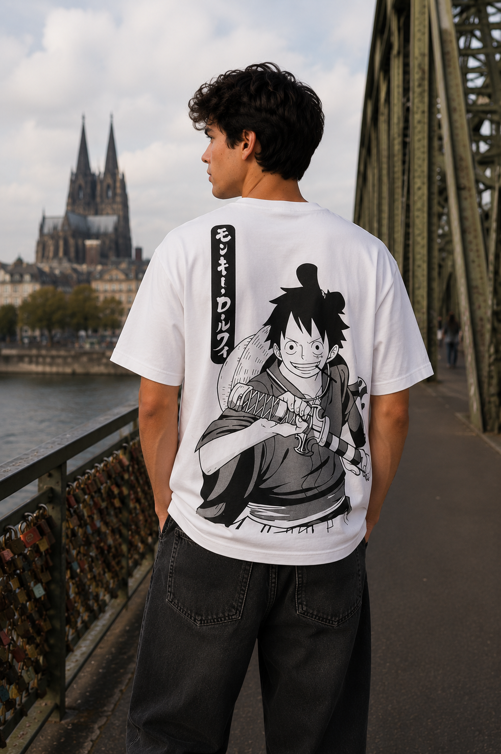ONE PIECE - Strohhut-Bande Ruffy - Herren T-Shirt