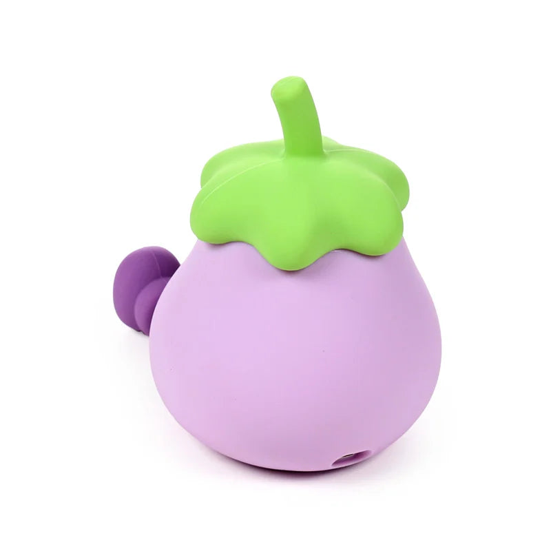 Kawaii LED-Nachtlicht Aubergine (13 cm)
