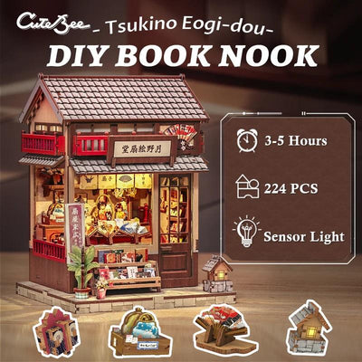 MINIATURE HOUSE - DIY Tsukino Eogi-Dou - 224pc + LED Light